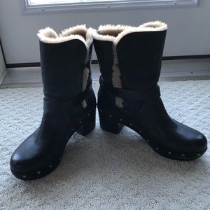 ugg brea clog boots